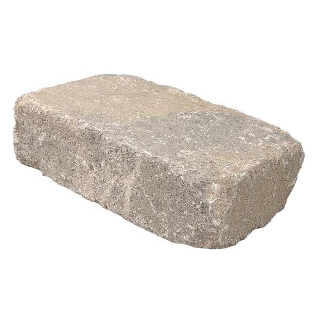 12-in x 4-in x 8-in Gray Concrete Retaining Wall Block