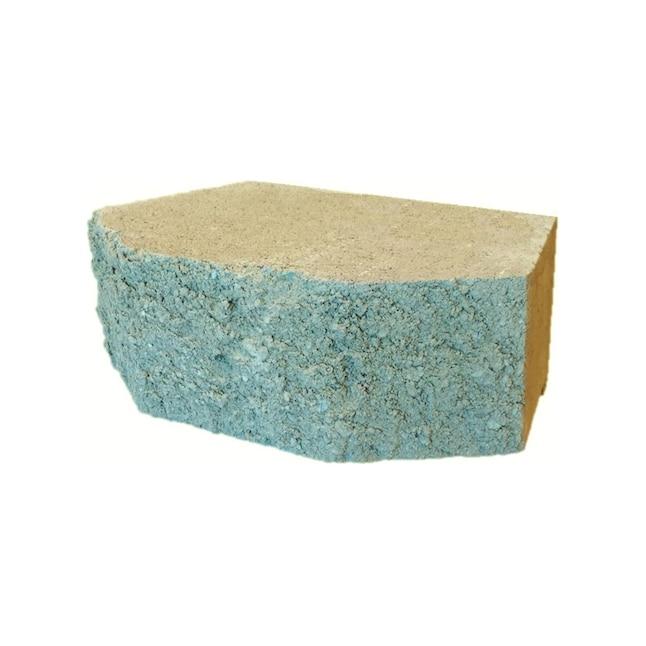 12-in x 4-in x 8-in Tan Concrete Retaining Wall Block