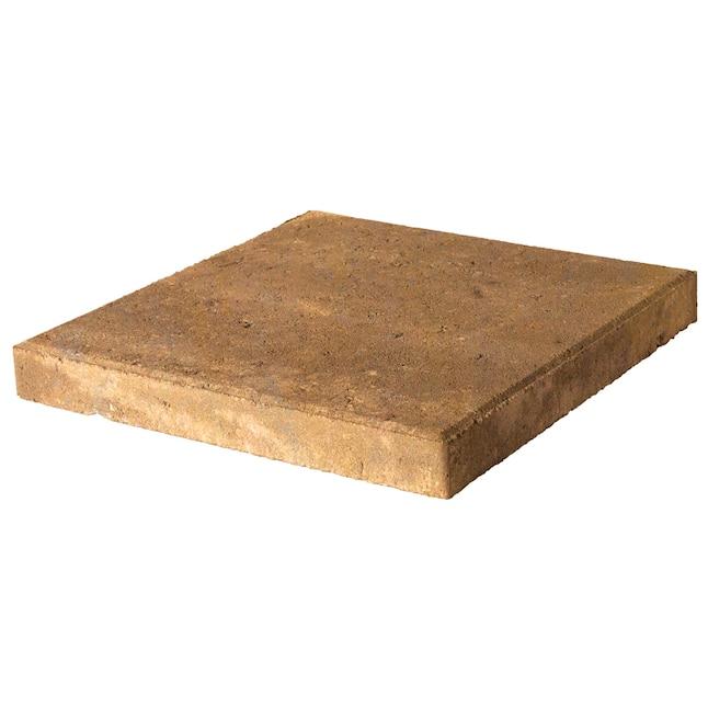 16x16 square 16-in L x 16-in W x 2-in H Chesapeake Blend/Smooth Concrete Patio Stone