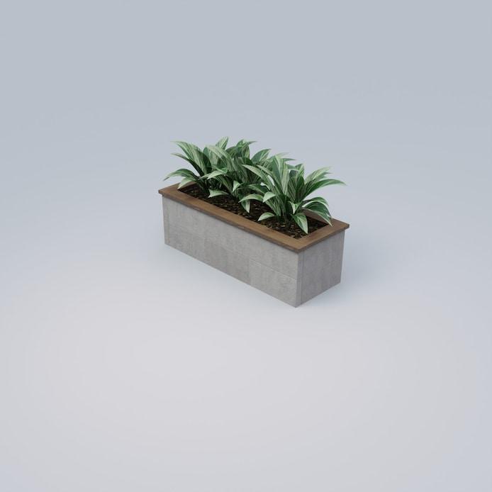 DESIGNFORMS 2 ft Raised Garden Bed with Wood Cap