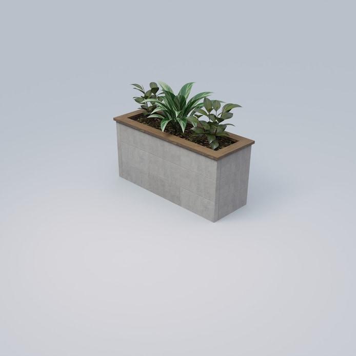 DESIGNFORMS 3 ft Raised Garden Bed with Wood Cap