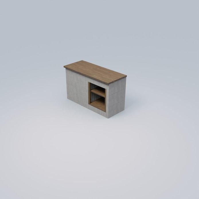 DESIGNFORMS Shelf and Counter Combo
