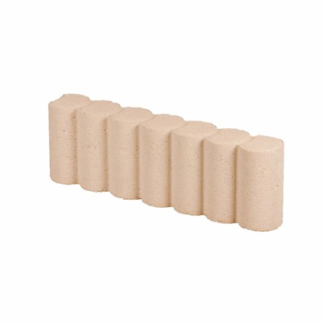 Matt log 16-in L x 3-in W x 6-in H Tan Concrete Straight Edging Stone