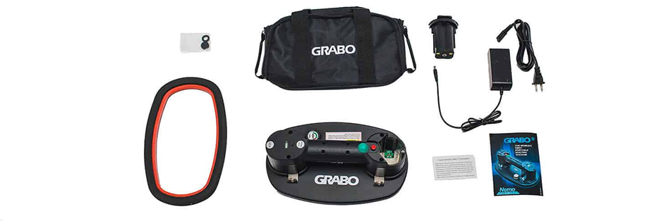 Show The ActualTool, GRABO® Logo, And Complete Kit.