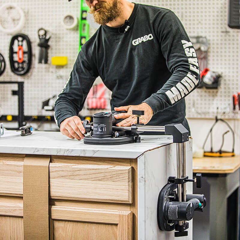 90 Degree GRABO® Seam Setter in use