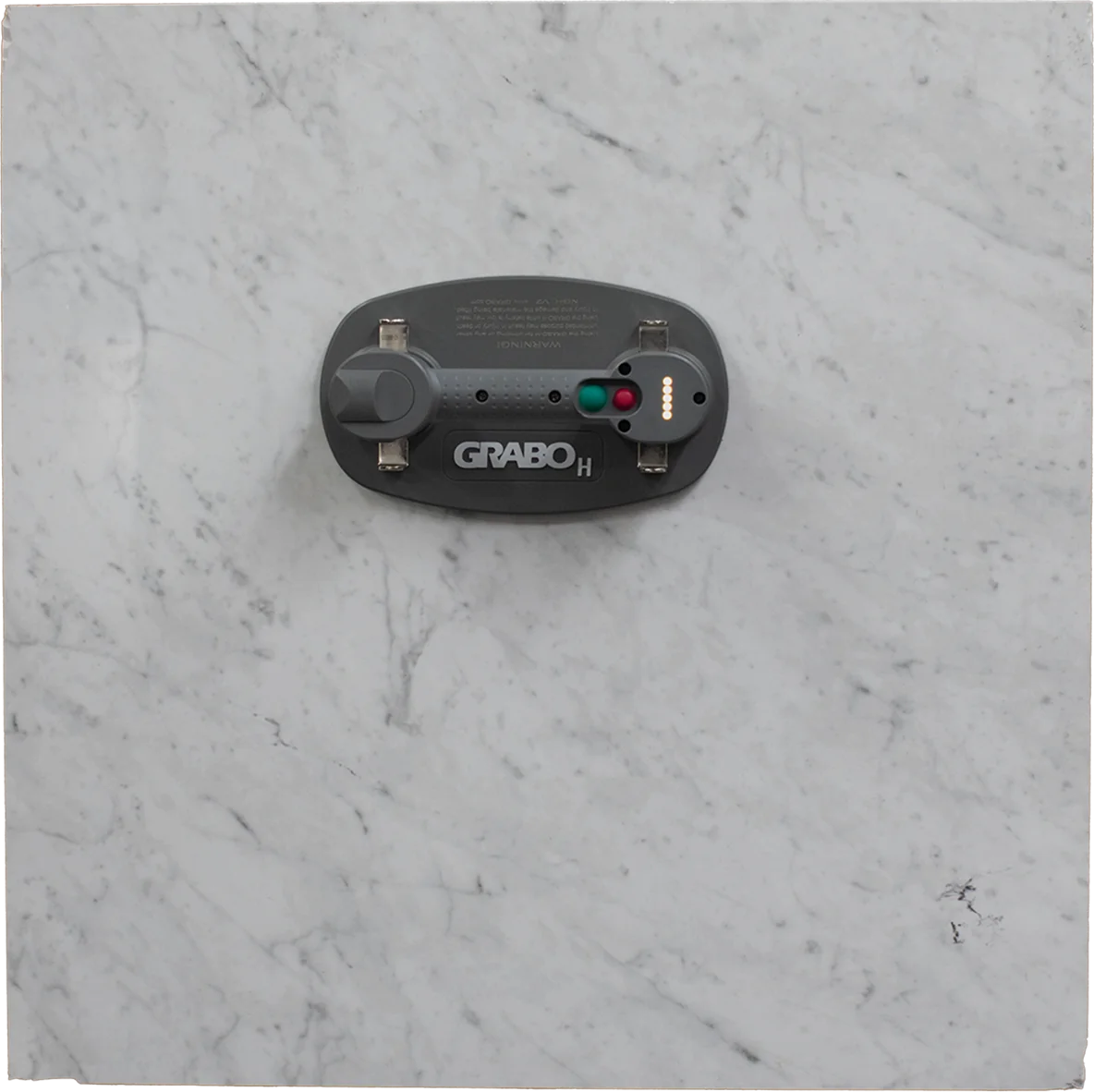 GRABO® H V2 lifting a stone slab in parallel hold