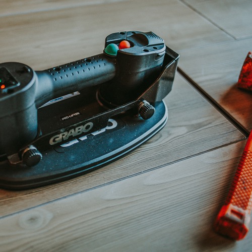 GRABO® Impact Plate in use