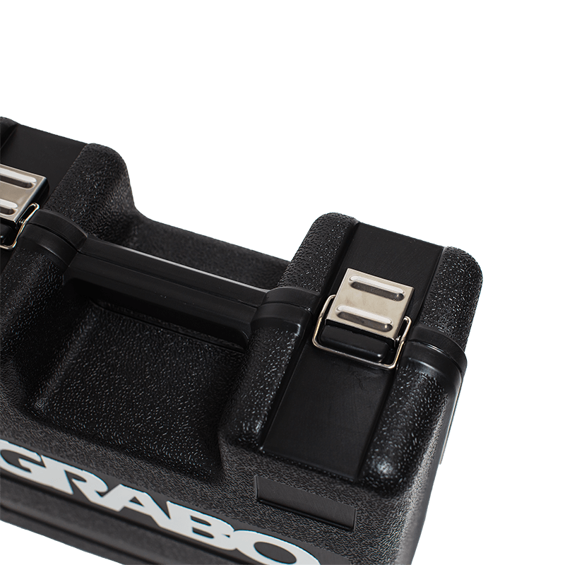 Hardshell case open with tool layout