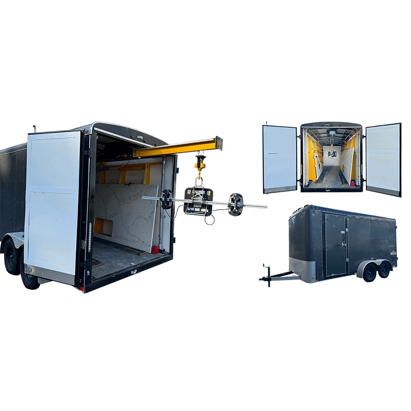 INSTALL TRAILER BY NO LIFT