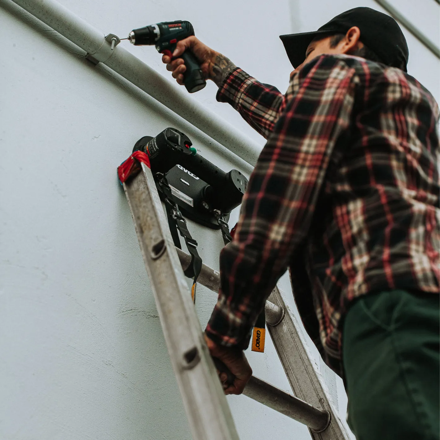 GRABO Ladder Anchor Straps Hero