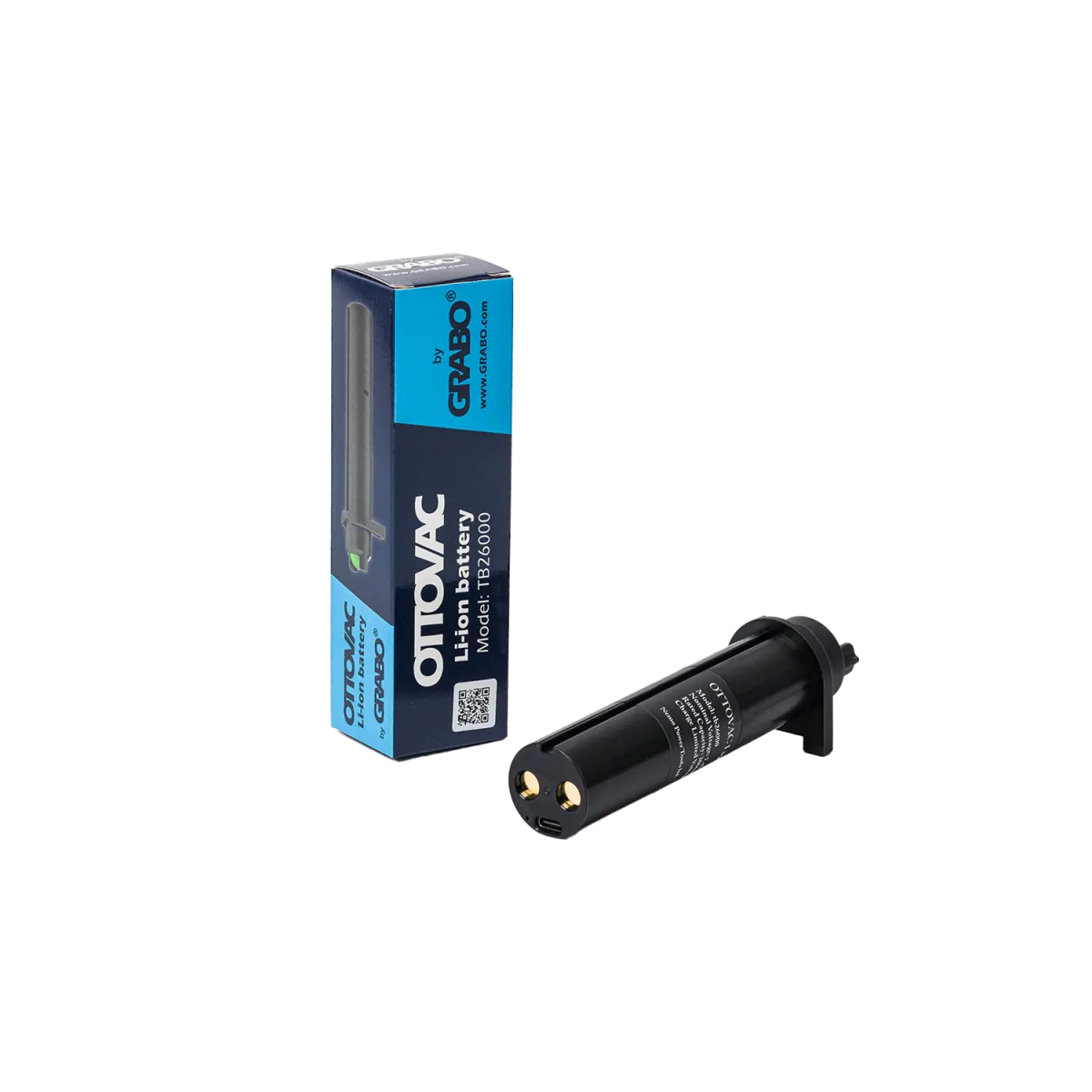 OTTOVAC Li-ion battery cartridge with its retail box