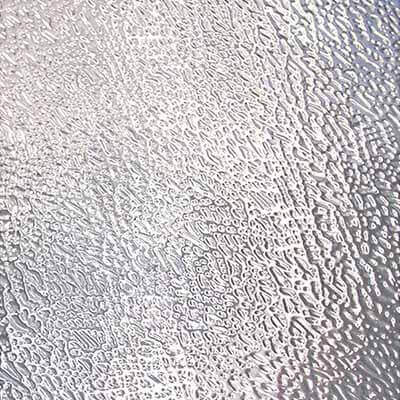 Textured ribbed glass lifted with GRABO®