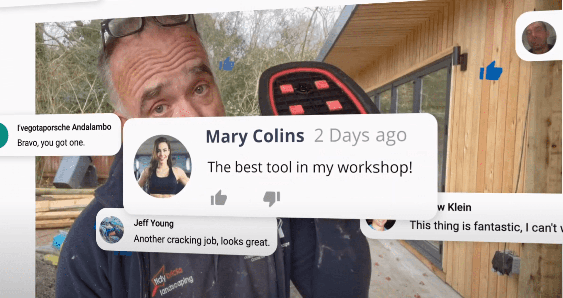 Customer testimonial video thumbnail